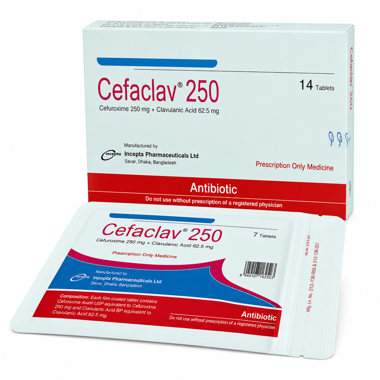 Cefaclav 250